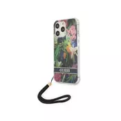 Guess Futrola za iPhone 13 Pro Blue Flower Strap ( GSM164888 )