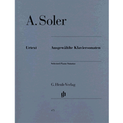 SOLER:SELECTED piano SONATAS