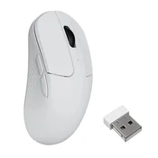 Keychron Keychron M3 Mini Brezžična miška/BT/2.4GHz/8000 Hz/bela/M3M-A24, (5000120117)