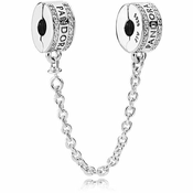 Pandora Zaščitna veriga z logotipom 792057CZ-05
