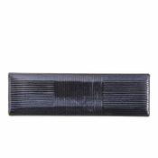 MIJ Pravokotni suši krožnik, LINES, črna, 33x10 cm