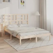 shumee vidaXL Posteljni okvir brez vzmetnice 140x200 cm masiven les