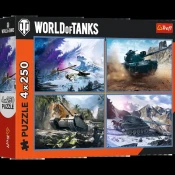 Trefl Puzzle 4x250 - Svet tankov