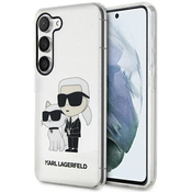 Karl Lagerfeld Samsung Galaxy S23+ transparent hardcase Gliter KarlChoupette (KLHCS23MHNKCTGT)
