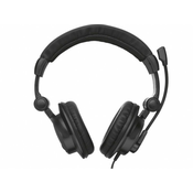 Slušalice TRUST Como žicne/3,5mm+2x3,5mm/crna