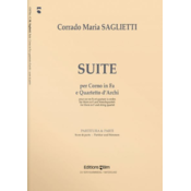 SAGLIETTI:SUITE HORN AND STRING QUARTET SET OF PARTS
