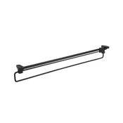 INF Vlečna garderobna palica 500mm črna – izvlečna, proti-drseča, (5000249026)
