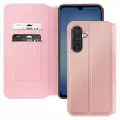 AVIZAR Denarnica Etui za Samsung Galaxy A17 s Funkcijo Stojala in Magnetnim Zapiranjem, Roza, (5000189841)