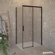 Aquaestil Harmony W 80 tuš stijena za vrata - Aquaestil - 80 cm/210 cm - Kaljeno staklo 8 mm - Prozirno*** moguce naruciti i sivo (cijena na upit) - Crna*** moguce naruciti i u bijeloj i srebrnoj boji (cijena na upit) - Univerzalna