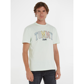 Menthol Mens T-Shirt Tommy Jeans College Pop Tommy Tee - Men