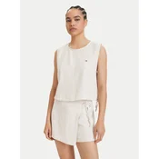 Tommy Jeans Top DW0DW22779 Svetlo bež Regular Fit