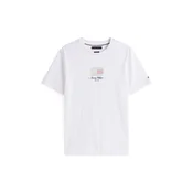 TOMMY HILFIGER Majica Ithaca svetlo modra/svetlo rumena/rdeča/bela
