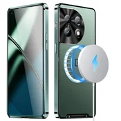 GS Zaščitni ovitek za kamero OnePlus 12 5G, CamShield MagSafe, prozoren/zelen