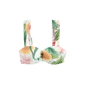 Next Bikini zgornji del Kew zelena/roza/bela