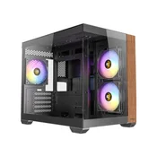 ANTEC CX600M WOOD ARGB crna