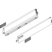 TBX Antaro Stranice Bele L-450mm - 378M4502SA ( 421-708 )