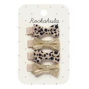 Rockahula sponke za lase - Leopard Shimmer Mini Bow (5486)
