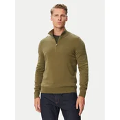 HUGO Pulover San Quintus-C2 50574143 Khaki Regular Fit