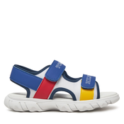 TOMMY HILFIGER Odprti čevlji encijan/rumena/krvavo rdeča/bela