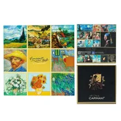 Carmani STOJALO ZA STEKLENE SKODELICE VAN GOGH KOLAŽ SLIKA KUHINJA jedilnica