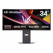 LG 34G600A-B racunalni monitor 86,4 cm (34) 3440 x 1440 pikseli Wide Quad HD LCD Crno