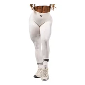 Ženske pajkice Nebbia Flow Seamless Push-Up Leggings with Shaping Lines 497 CREAM M