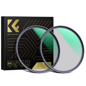 K&F Concept 82 mm set črnih difuzijskih filtrov 1/4 in 1/8 Dream Cinematic Effect - Nano-X