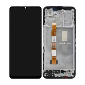 Vivo V22 - LCD zaslon + steklo na dotik + okvir (Black) TFT