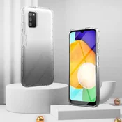 GS Ovitek, odporen proti udarcem, za Samsung Galaxy A03s, gradientno črn