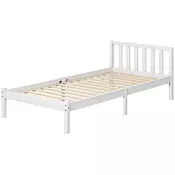 Homestar Posteljni okvir 208x96x70 cm bel