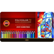 KOH-I-NOOR Polycolor Artists Coloured Pencils (72 Pieces)