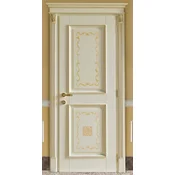 Casa Padrino luxury baroque apartment door cream/gold - Magnificent solid wood door with frame - Luxury furniture in baroque style - Baroque furniture - Luxury quality - Made in Italy