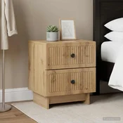 Nočna omarica 2 kos Artisan hrast 43 x 34,5 x 47,5 cm