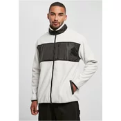 Patched Micro fleece jacket wolfgrey