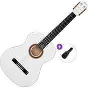 Valencia VC104 Basic SET 4/4 White Klasicna gitara