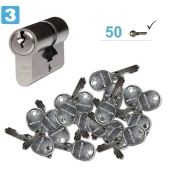 Euro Secure ES.Ni varnostni cilindrični vložek + 50 ključev 35/50mm