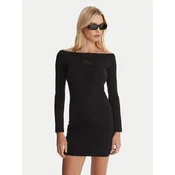 HUGO Vsakodnevna obleka Noffal_B 50546941 Črna Slim Fit