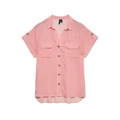 VERO MODA Bluza VMBUMPY rdeča/bela