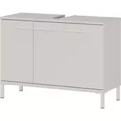 Kremno bela omarica za pod umivalnik v mat dekorju 80x59 cm Laurino – Germania