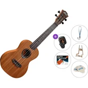 LAG TKU-110 Tiki Uku Premium SET Natural Koncertne ukulele