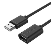 slomart kabel usb unitek y-c417gbk moški vtič/vtičnica črna 3 m