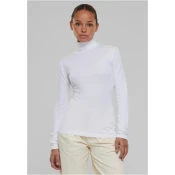 Womens knitted turtleneck white