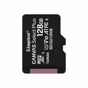 Kingston Flash Memory Card Canvas Select Plus - microSDXC UHS-I - 128 GB