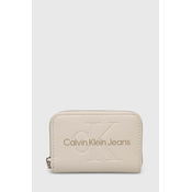 Novcanik Calvin Klein Jeans za žene, boja: bež, K60K612255