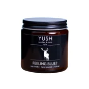 shumee Se počutite slabo? - dišeča sveča hruška, bergamotka, frezija, vrtnica, soja - yush - 120 ml
