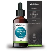 Viridian Nutrition Organic Repair 5 Serum obnovitveni serum za obraz v BIO kakovosti 50 ml