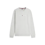 TOMMY HILFIGER Majica mornarska / svetlo siva / rdeča / bela