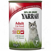 YARRAH MAČJA HRANA CHICKEN CHUNKS, 6 X 405 G PIŠČANEC & PuraN