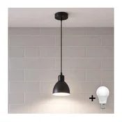 Brilagi - LED luster na sajli RIDDY 1xE27/60W/230V crna