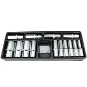 Boni-shop 14-delni komplet nasadnih ključev 1/2 col, Cr-V, 10-32 mm za profesionalno uporabo, (5000222182)